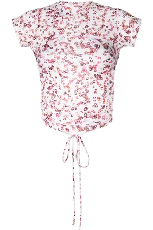 Marant Etoile T-shirt Juvia à dos ouvert