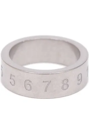 Maison Margiela Bague Numerical à design gravé