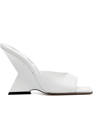 The Attico Mules Cheope 105 mm en cuir