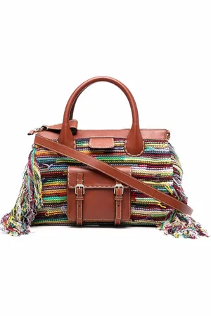 Chloé Sac à main tissé à franges