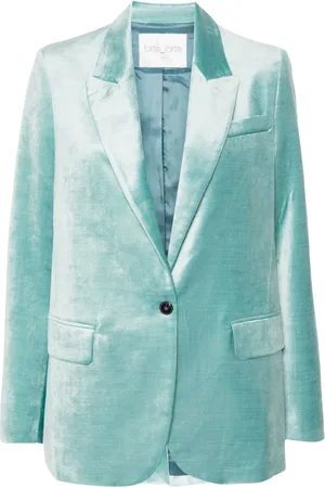 FORTE FORTE Blazer en velours à simple boutonnage