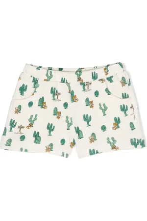 Moschino Short en coton à imprimé graphique