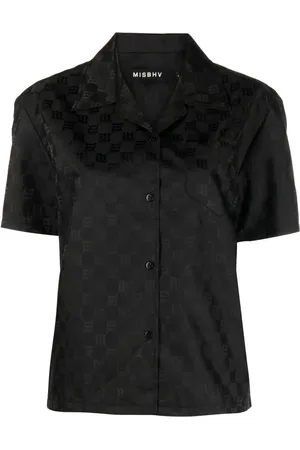 MISBHV Chemise à motif monogrammé