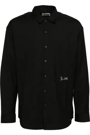 Izzue Chemise en coton à logo brodé