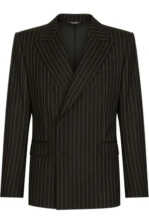 Dolce & Gabbana Costume croisé à fines rayures