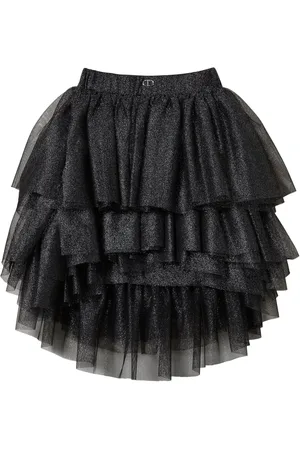 Twin-Set Jupe en tulle métallisée