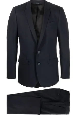 Dolce & Gabbana Costume en laine vierge à veste à simple boutonnage