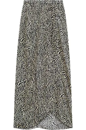 Marant Etoile Jupe portefeuille Vanille