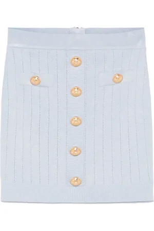 Balmain Minijupe à boutons décoratifs