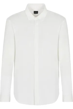 Armani Exchange Chemise à logo brodé