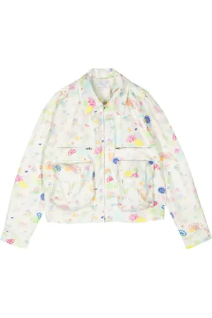 Collina Strada Veste Bloom Doodle en coton