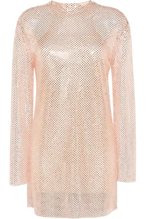 Serafini Robe courte à ornements en cristal