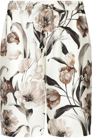 Dolce & Gabbana Short en soie à fleurs