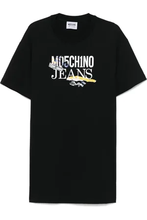 Moschino Robe courte à logo imprimé