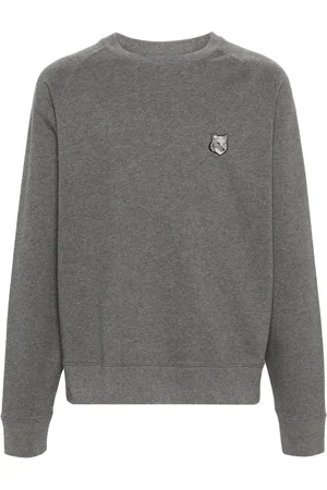 Maison Kitsuné Sweat en coton à patch Fox