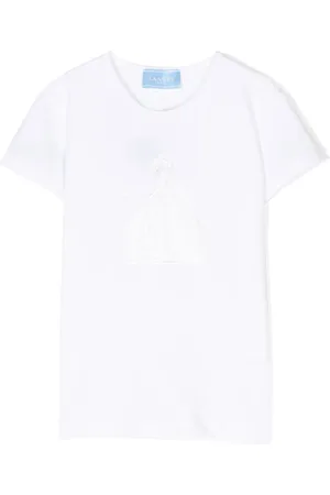 Lanvin T-shirt à logo brodé de sequins