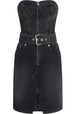 Karl Lagerfeld Robe-bandeau en jean