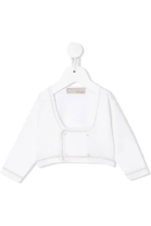 LA STUPENDERIA Cardigan crop à boutonnière croisée
