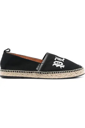 Philipp Plein Espadrilles en toile à logo imprimé