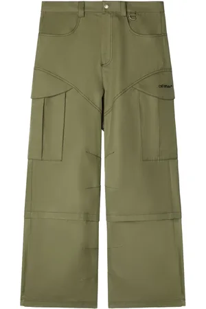 OFF-WHITE Pantalon droit à poches cargo