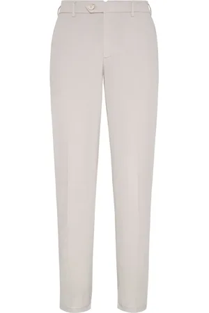 Brunello Cucinelli Pantalon à coupe fuselée