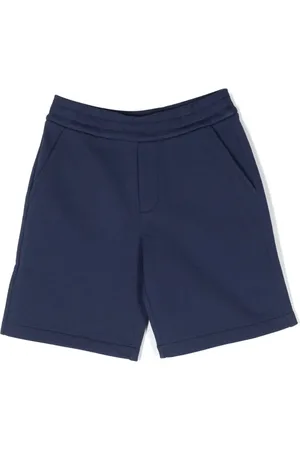 Moncler Short en coton à patch logo