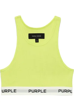 Purple Brand Brassière de sport à bande logo