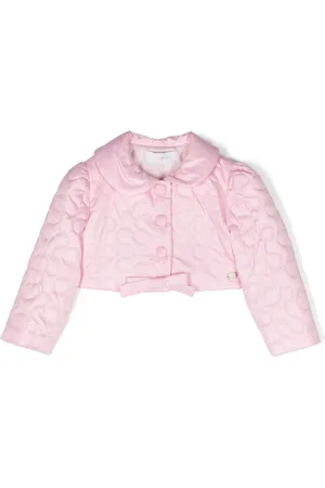 MONNALISA Veste bomber froncée à détail de nœud