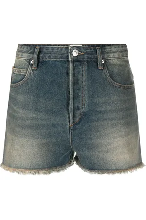 Isabel Marant Short en jean Lesia à coupe courte