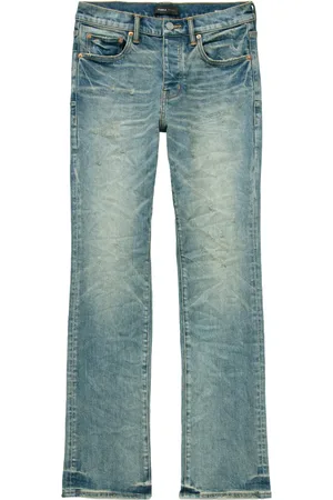 Purple Brand Jean droit à effet usé