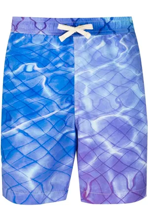 BLUE SKY INN Short de bain à imprimé graphique