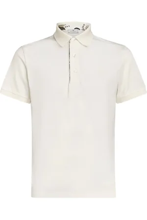 Etro Polo en coton à motif Pegaso brodé