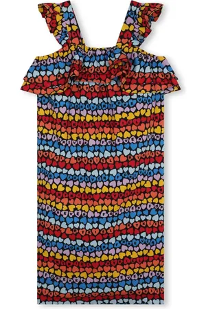 Sonia Rykiel Enfant Robe en coton à logo imprimé