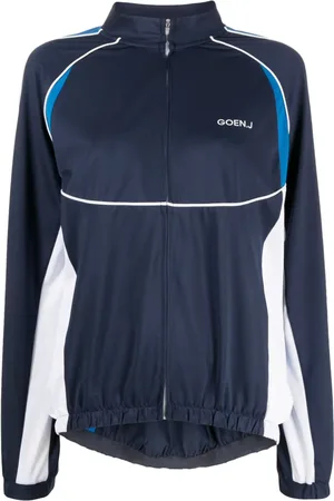GOEN.J Veste de sport à logo imprimé