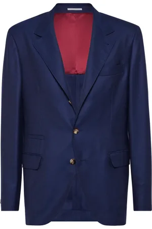 Brunello Cucinelli Blazer à simple boutonnage