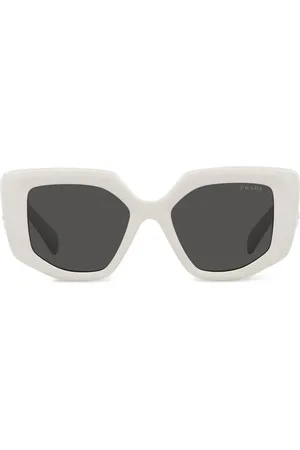 Prada Lunette de soleil à logo triangulaire