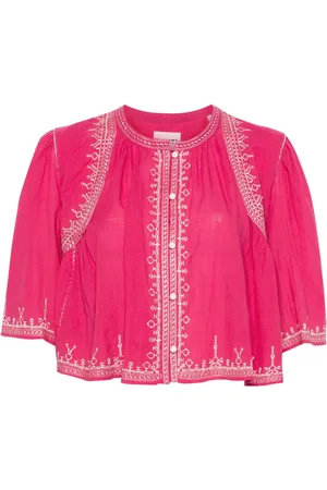 Marant Etoile Blouse Perkins à détails brodés
