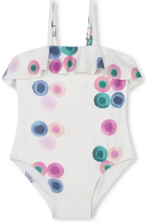 Chloé Combishort volantée à imprimé abstrait
