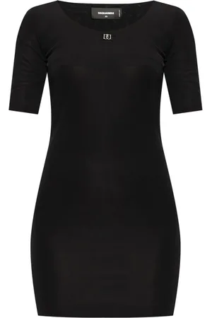 Dsquared2 Robe courte à plaque logo
