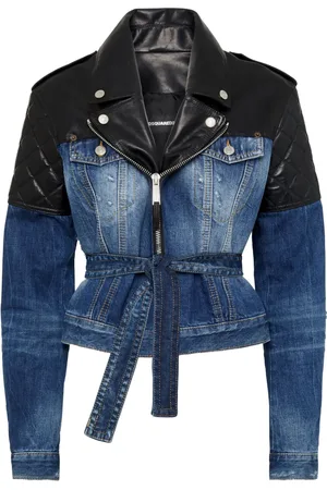Dsquared2 Veste en jean à empiècements