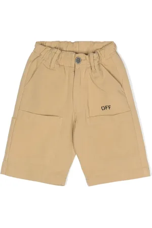 OFF-WHITE Short en coton à rayures Diag