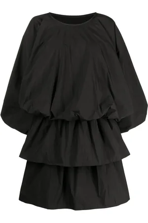 GOEN.J Robe en popeline à manches ballons