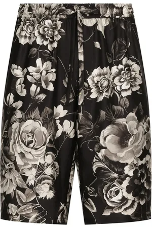 Dolce & Gabbana Short en soie à fleurs