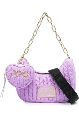 VERSACE Sac porté épaule à design matelassé