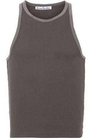 Acne Studios Débardeur en maille gaufrée