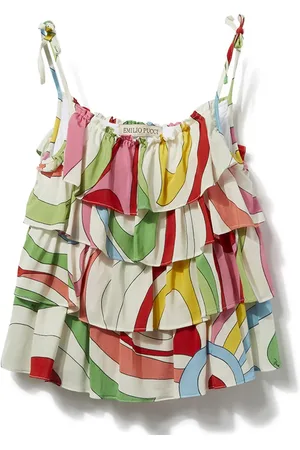 PUCCI Junior Haut imprimé à volants