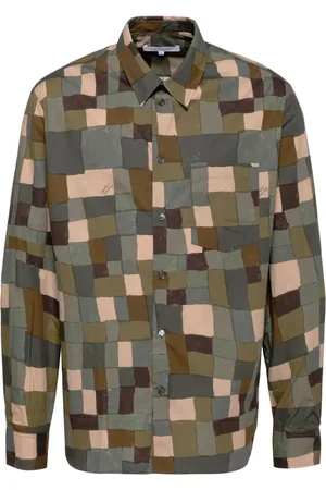 Maison Kitsuné Chemise à imprimé géométrique