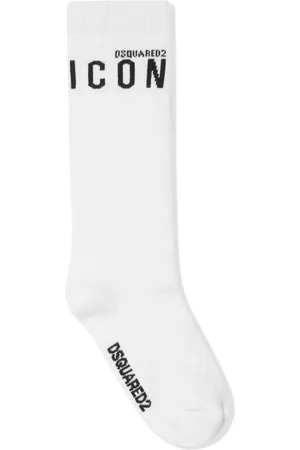 Dsquared2 Chaussettes à logo en jacquard