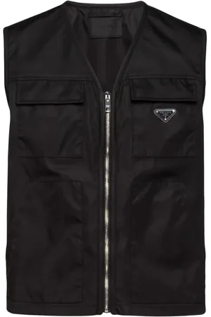 Prada Gilet Re-Nylon à poches à rabat