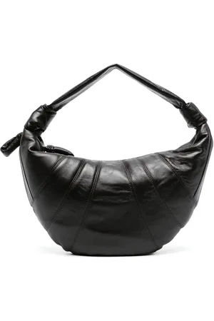 LEMAIRE Grand sac porté épaule Croissant en cuir